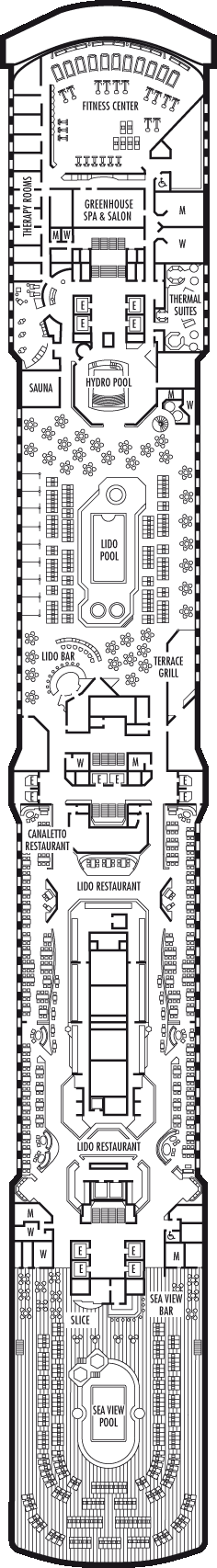 Lido dek