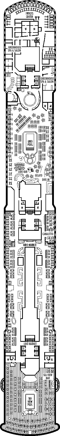 Lido dek