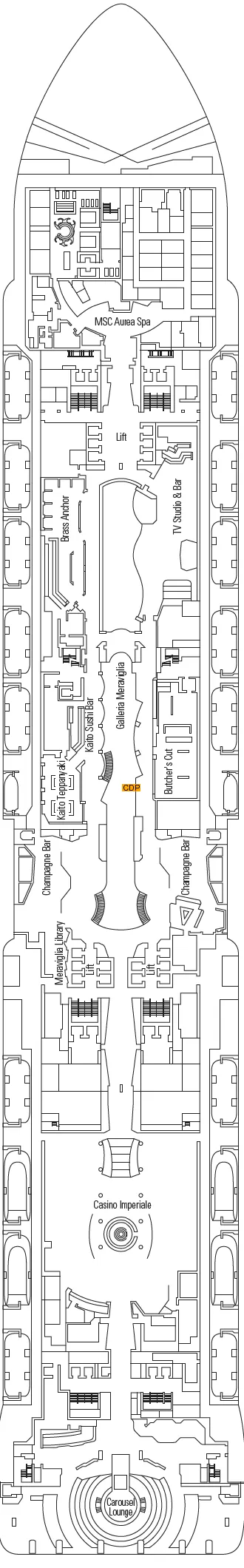 Deck 7 - Taj Mahal