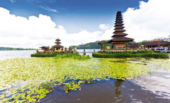 Pura Ulun Danu Tempel op Bali