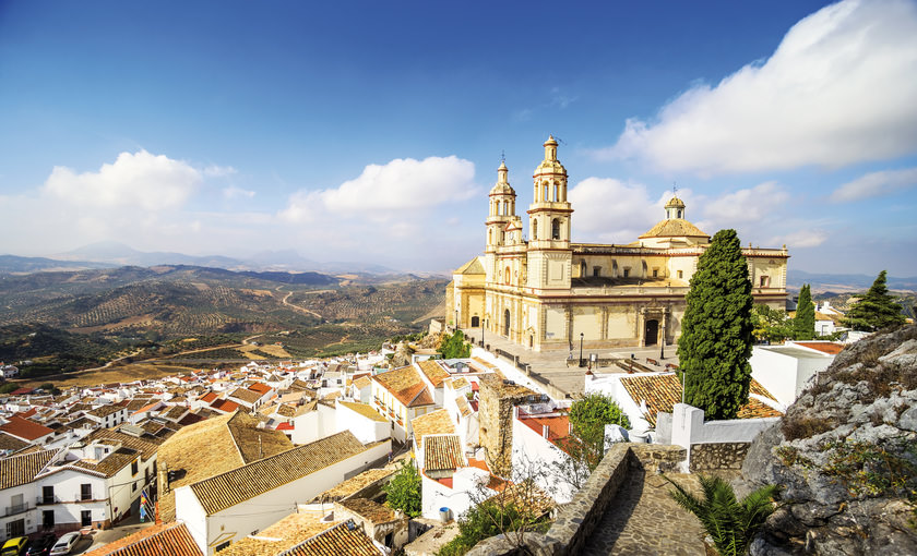 Kasteel op een berg in Cadiz