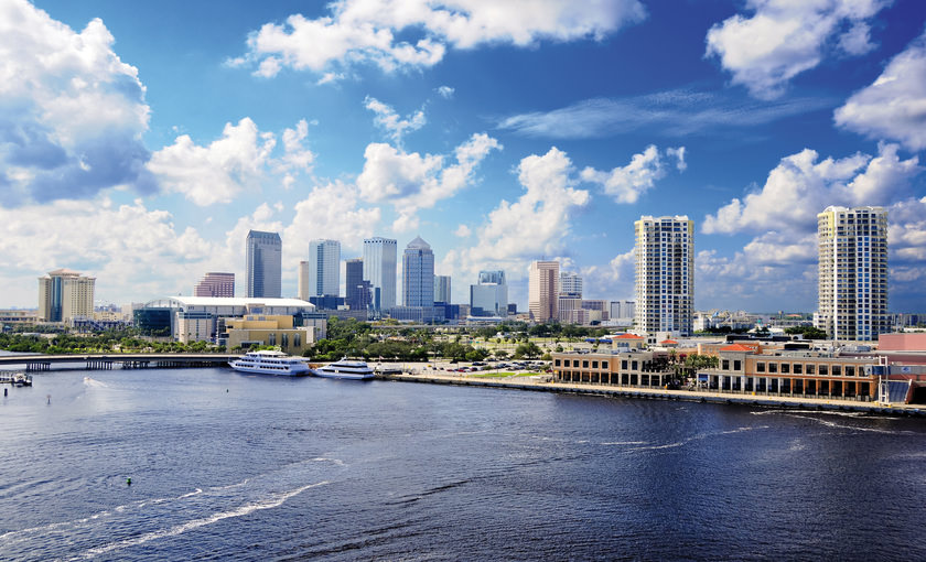 Kleine haven van Tampa