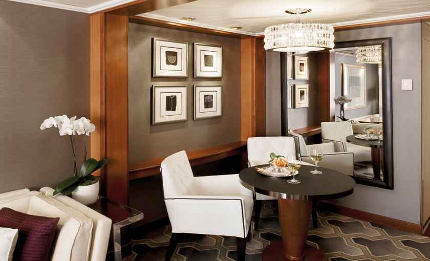 Penthouse suite comfortabele Crystal Serenity