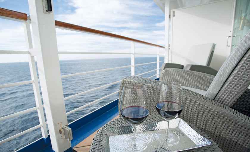 Deluxe veranda Suite luxe schip Voyager Regent Seven Seas