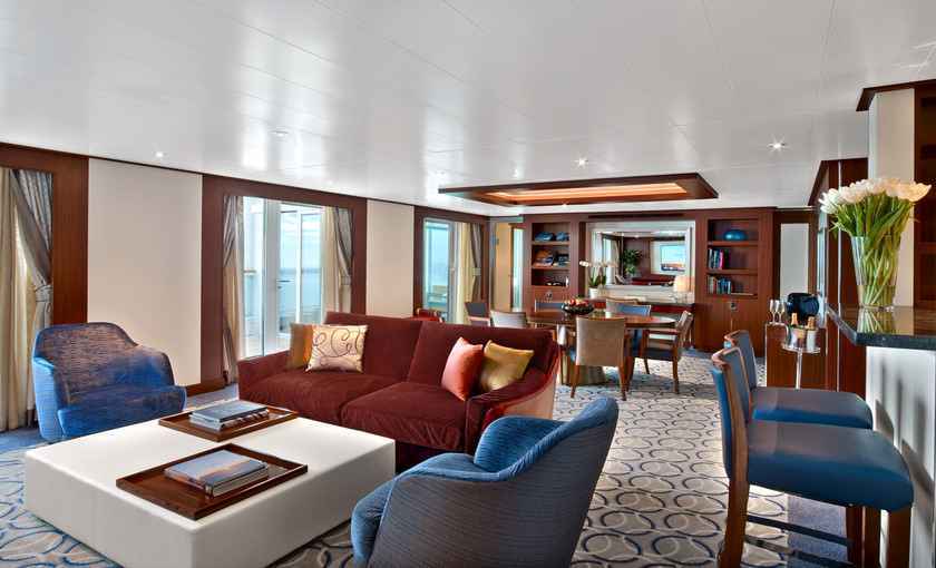 Wintergarden suite Ovation Schip Seabourn