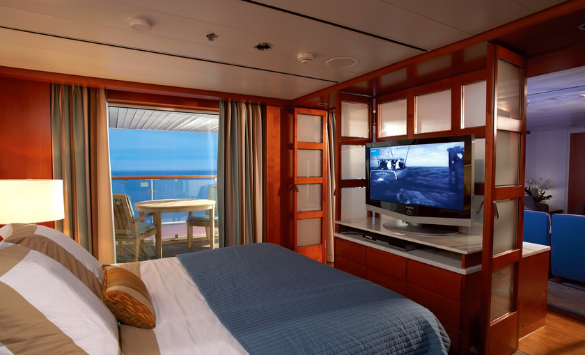 Royal Suite aan boord van Celebrity Century cruiseschip