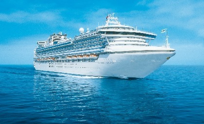 De Sapphire Princess van rederij Princess Cruises