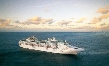 De Sea Princess van rederij Princess Cruises