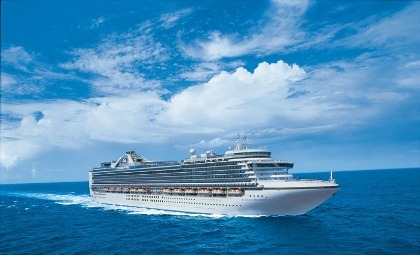 De Emerald Princess van rederij Princess Cruises