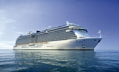 De Regal Princess van rederij Princess Cruises