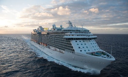 De Royal Princess van rederij Princess Cruises