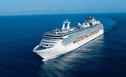 De Island Princess van rederij Princess Cruises