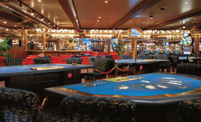 Casino aan boord van cruiseschip Carnival Miracle 