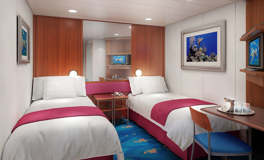 Een binnenhut op de Norwegian Jewel van NCL