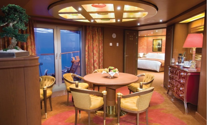 De pinnacle suite op de Volendam van Holland America Line