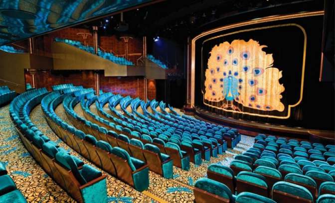 Theater op de Norwegian Pearl van NCL