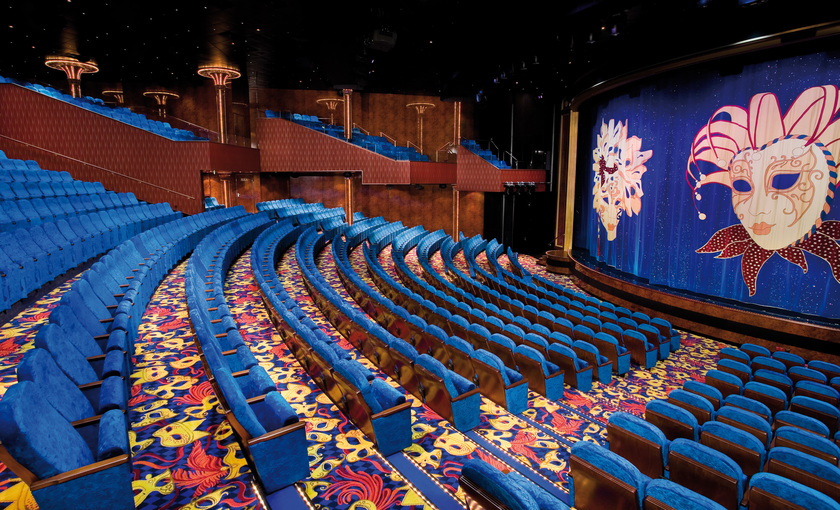 Het Stardust theater op de Norwegian Gem van NCL