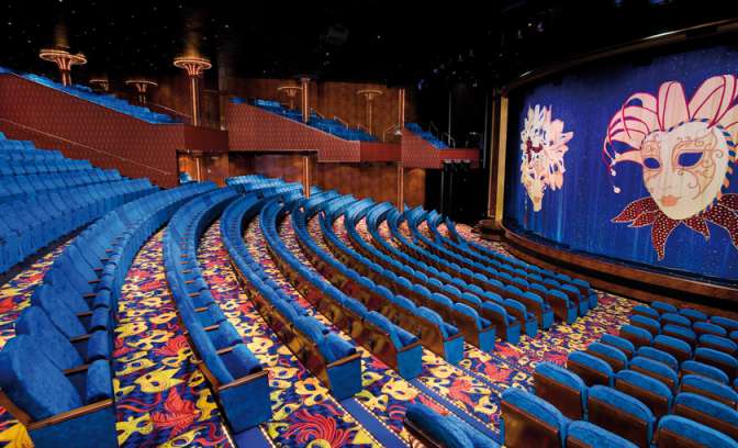 Het Stardust theater op de Norwegian Gem van NCL