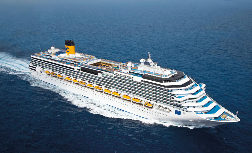Schip Costa Pacifica van rederij Costa 