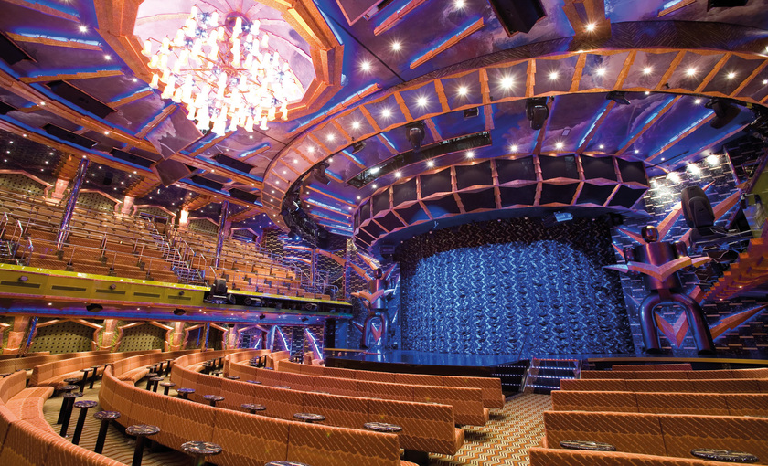 Theater aan boord van Costa Pacifica 