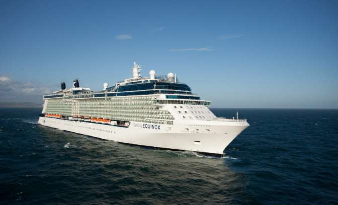 Het volledige schip de Equinox van Celebrity Cruises