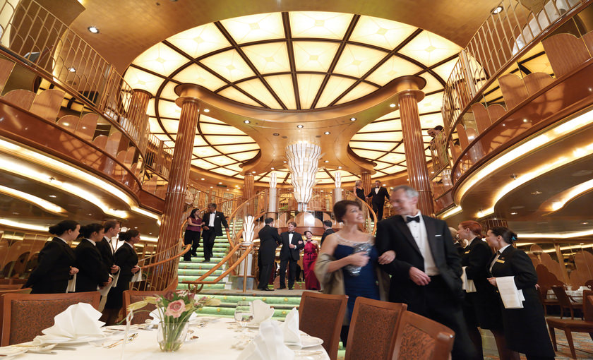 Britannia Restaurant op de Queen Elizabeth