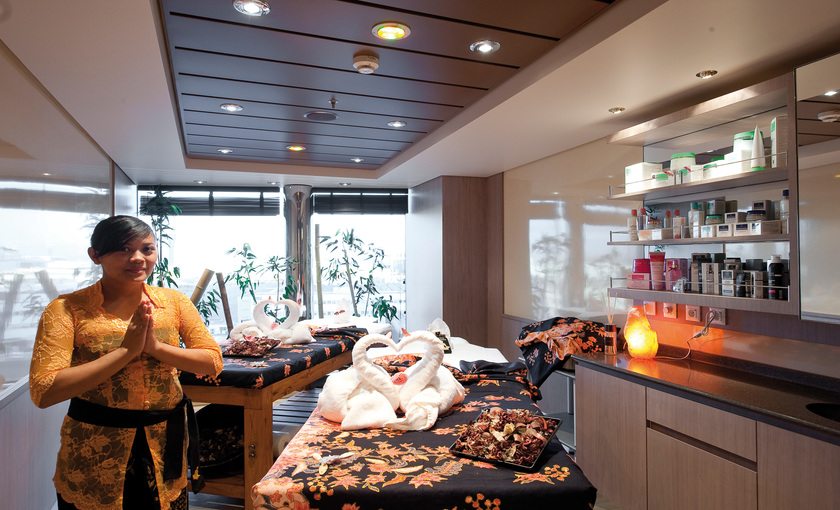 De spa op de MSC Magnifica