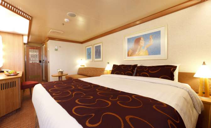 Een binnenhut op de Costa Favolosa