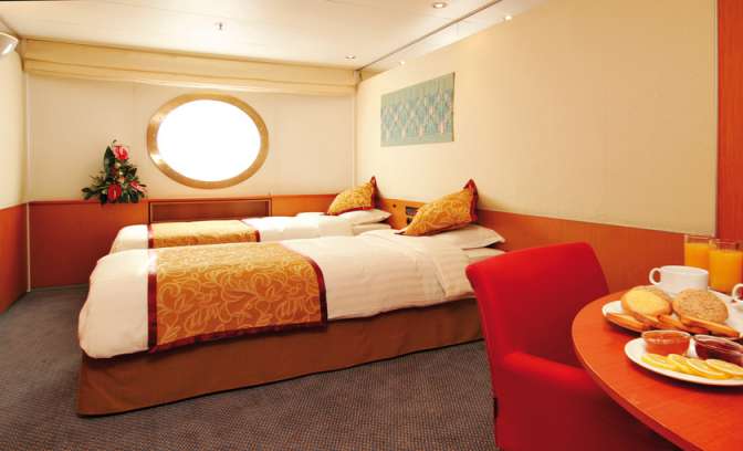 Een buitenhut op de Costa Neoclassica