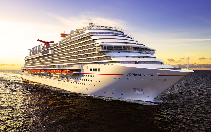 Carnival Vista op zee 