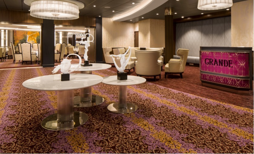 Grande cafe op de Grandeur of the Seas