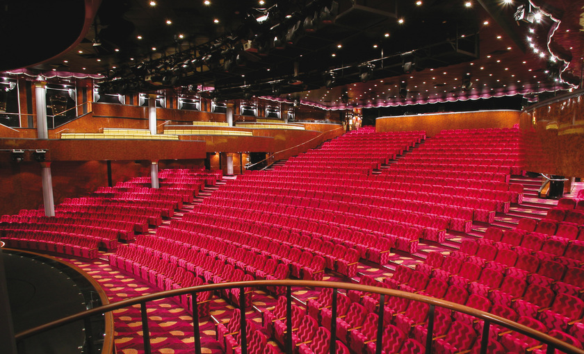 Theaterzaal op de Norwegian Dawn van NCL