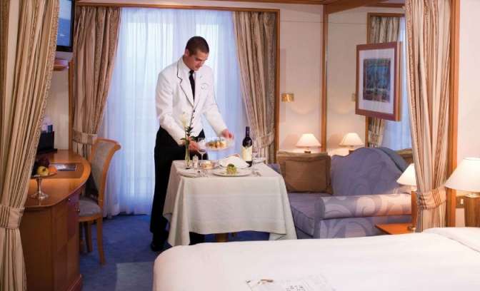 Room service Silver Whisper