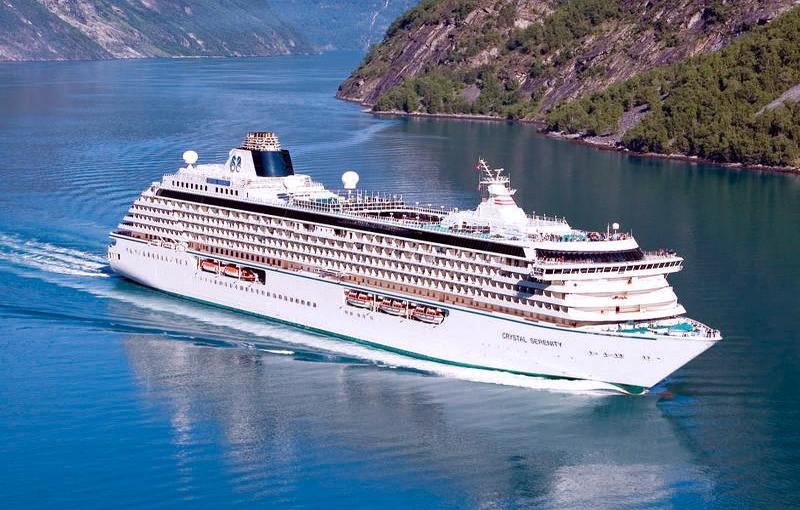 De Crystal Serenity van Crystal Cruises