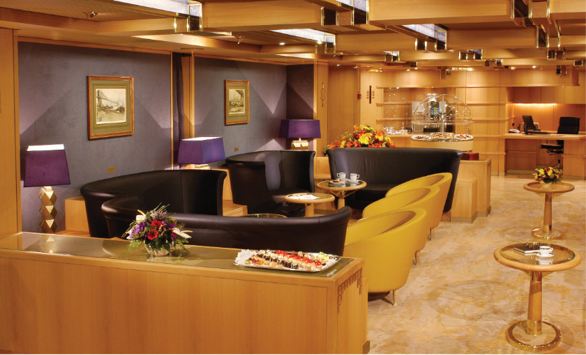 De neptune lounge op MS Oosterdam