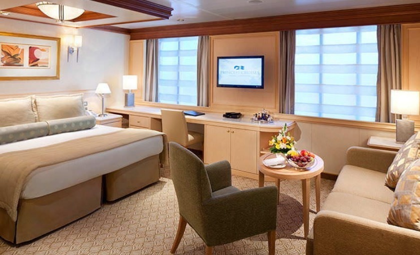 Een suite op de Pacific Princess van Princess Cruises