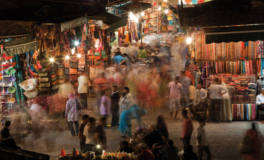 Souks markt in Tunesië